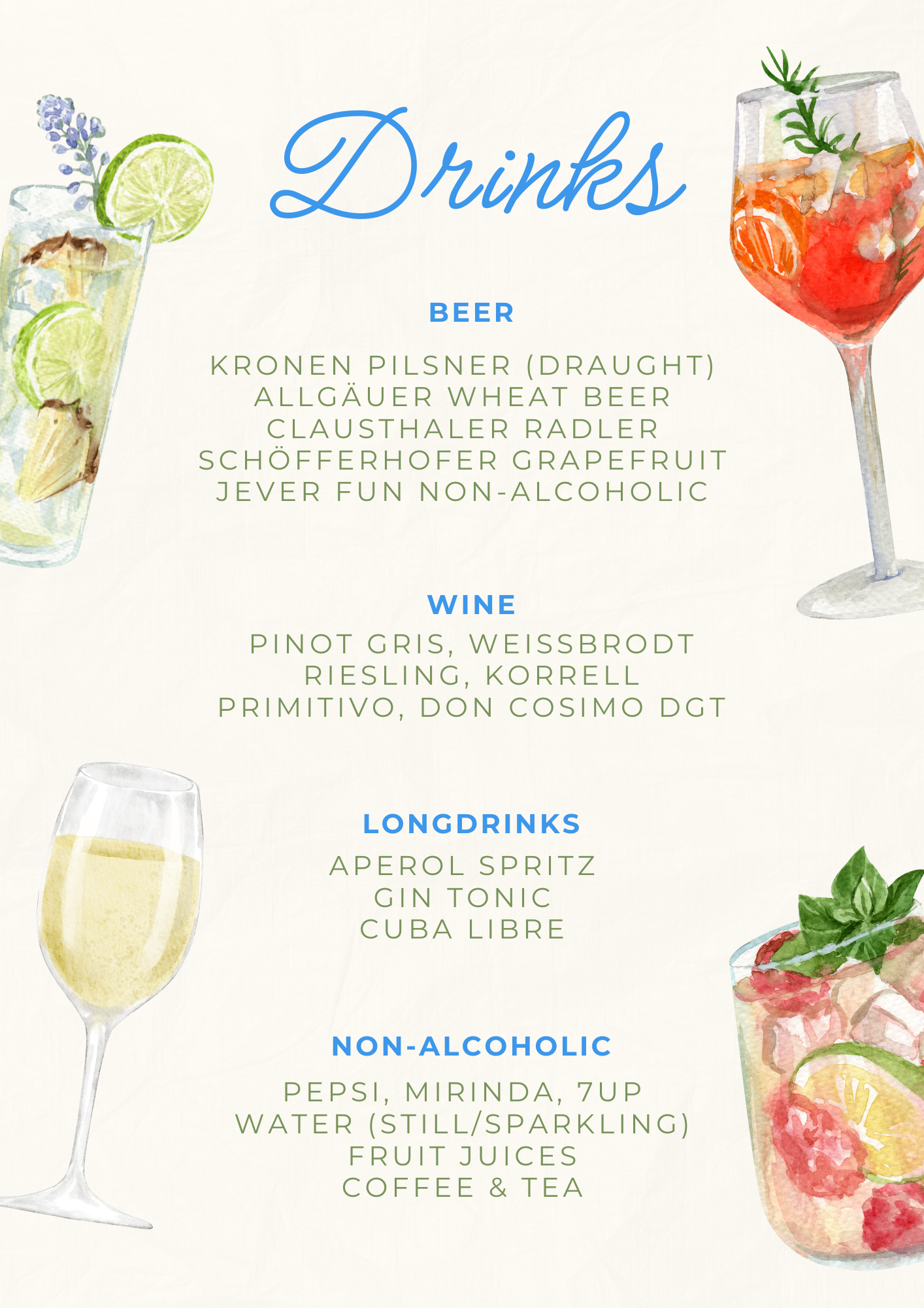 Drinks